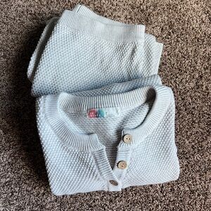 Free People Hailee Sweater Set, Ivory Heather, Medium